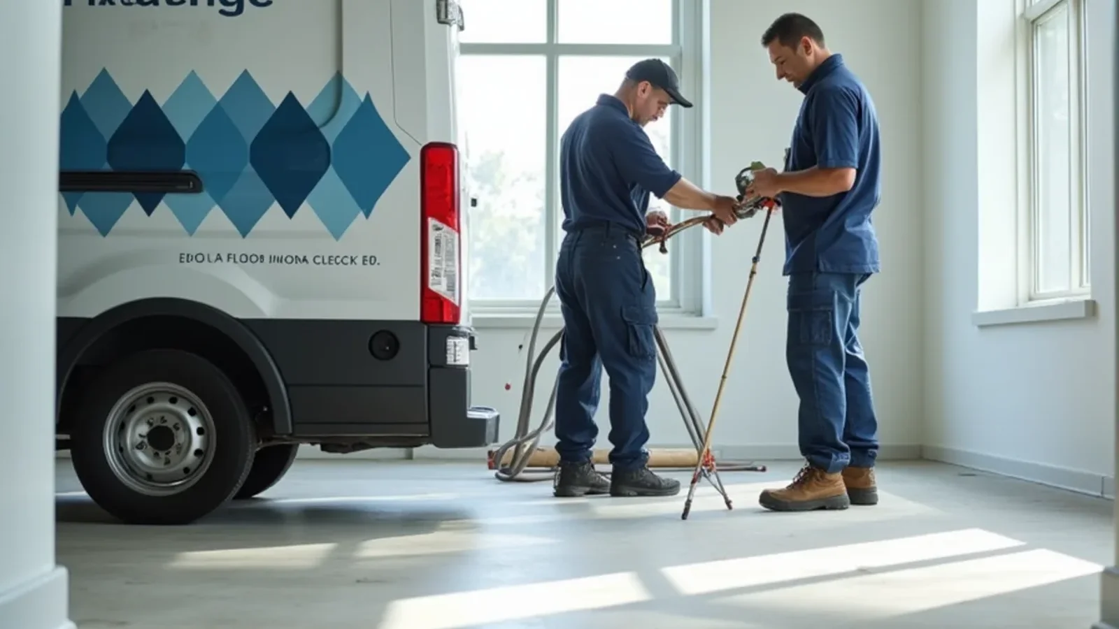 Commercial flooring contractor installation in an Atlanta corporate office facility