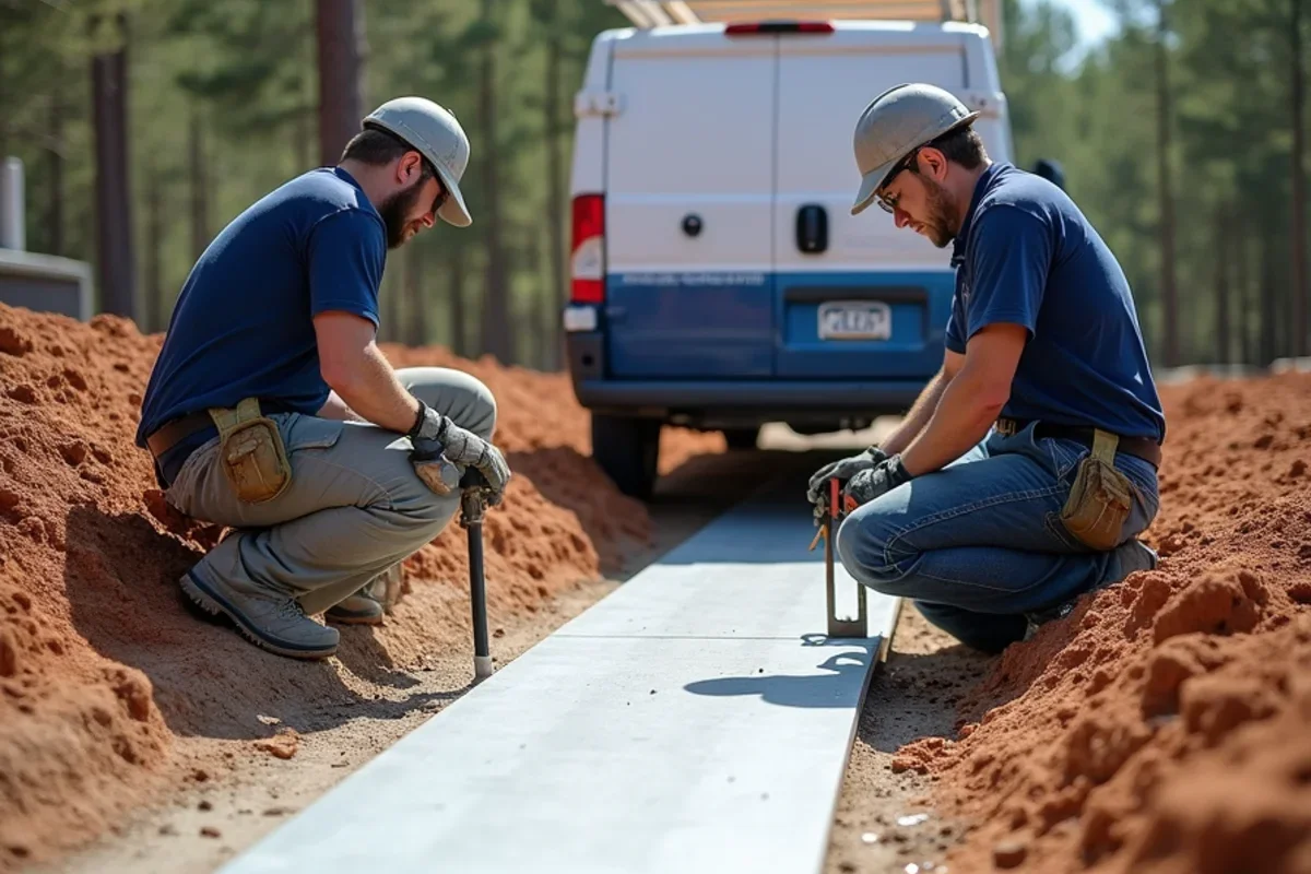 Leveling crawlspace subfloor before installing waterproof LVP in Belvedere Park